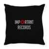 important records Throw Pillow