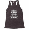 i'm a biker papa just like a normal papa except much cooler Racerback Tank