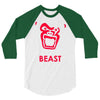 instinct attention gorilla beast 3/4 Sleeve Shirt
