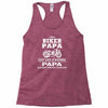 i'm a biker papa just like a normal papa except much cooler Racerback Tank