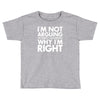 i'm not arguing i'm simply explaining why i'm right Toddler T-shirt