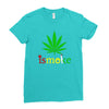 is smoke Ladies Fitted T-Shirt