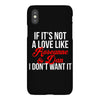 if it's not a love like roseanne &amp; dan i don't want it iPhoneX Case