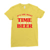 it's the most wonderful time for a beer Ladies Fitted T-Shirt