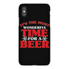 it's the most wonderful time for a beer iPhoneX Case