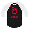 instinct attention gorilla beast 3/4 Sleeve Shirt