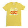 if it's not a love like roseanne &amp; dan i don't want it Ladies Fitted T-Shirt