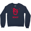 instinct attention gorilla beast Crewneck Sweatshirt