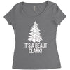 it's a beaut clark! Women's Triblend Scoop T-shirt