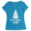 it's a beaut clark! Women's Triblend Scoop T-shirt