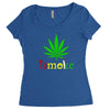 is smoke Women's Triblend Scoop T-shirt