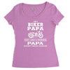 i'm a biker papa just like a normal papa except much cooler Women's Triblend Scoop T-shirt