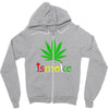 is smoke Zipper Hoodie