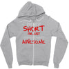 i'm not short awesome Zipper Hoodie