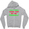 imake horrible since puns but only periodicaly Zipper Hoodie