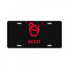 instinct attention gorilla beast License Plate