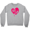 kawaii suki cute heart tee japanese kanji Crewneck Sweatshirt