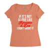 if it's not a love like roseanne &amp; dan i don't want it Women's Triblend Scoop T-shirt