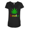 is smoke Maternity Scoop Neck T-shirt
