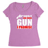just one more gun i promise Women's Triblend Scoop T-shirt