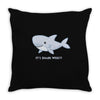 it's shark week y'all Throw Pillow