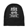 i'm a biker papa just like a normal papa except much cooler Baby Beanies