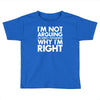 i'm not arguing i'm simply explaining why i'm right Toddler T-shirt