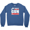 just one more gun i promise Crewneck Sweatshirt