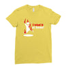 i tried it at home Ladies Fitted T-Shirt
