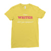 i'm a writer what's your superpower Ladies Fitted T-Shirt