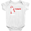 i tried it at home Baby Bodysuit