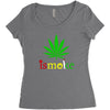 is smoke Women's Triblend Scoop T-shirt