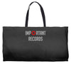 important records Weekender Totes