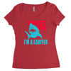 im a lawyer Women's Triblend Scoop T-shirt