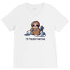 i'm procraftinating V-Neck Tee
