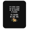 ice cream or a felony Mousepad