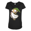 invader link Maternity Scoop Neck T-shirt