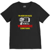 i'm here because you broke something V-Neck Tee