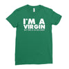 i'm a virgin but this is an old shirt Ladies Fitted T-Shirt