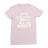 it's christmas and we're all in misery Ladies Fitted T-Shirt