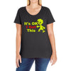 it's ok i got this Ladies Curvy T-Shirt