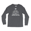 if you keep calm you'll never be a super saiyan Long Sleeve Shirts