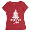 it's a beaut clark! Women's Triblend Scoop T-shirt