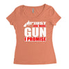 just one more gun i promise Women's Triblend Scoop T-shirt
