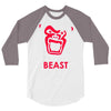 instinct attention gorilla beast 3/4 Sleeve Shirt