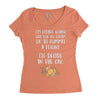 ice cream or a felony Women's Triblend Scoop T-shirt