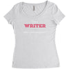 i'm a writer what's your superpower Women's Triblend Scoop T-shirt