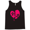 kawaii suki cute heart tee japanese kanji Tank Top