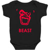 instinct attention gorilla beast Baby Bodysuit