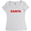 i'm not santa but you can sit on my lap Women's Triblend Scoop T-shirt